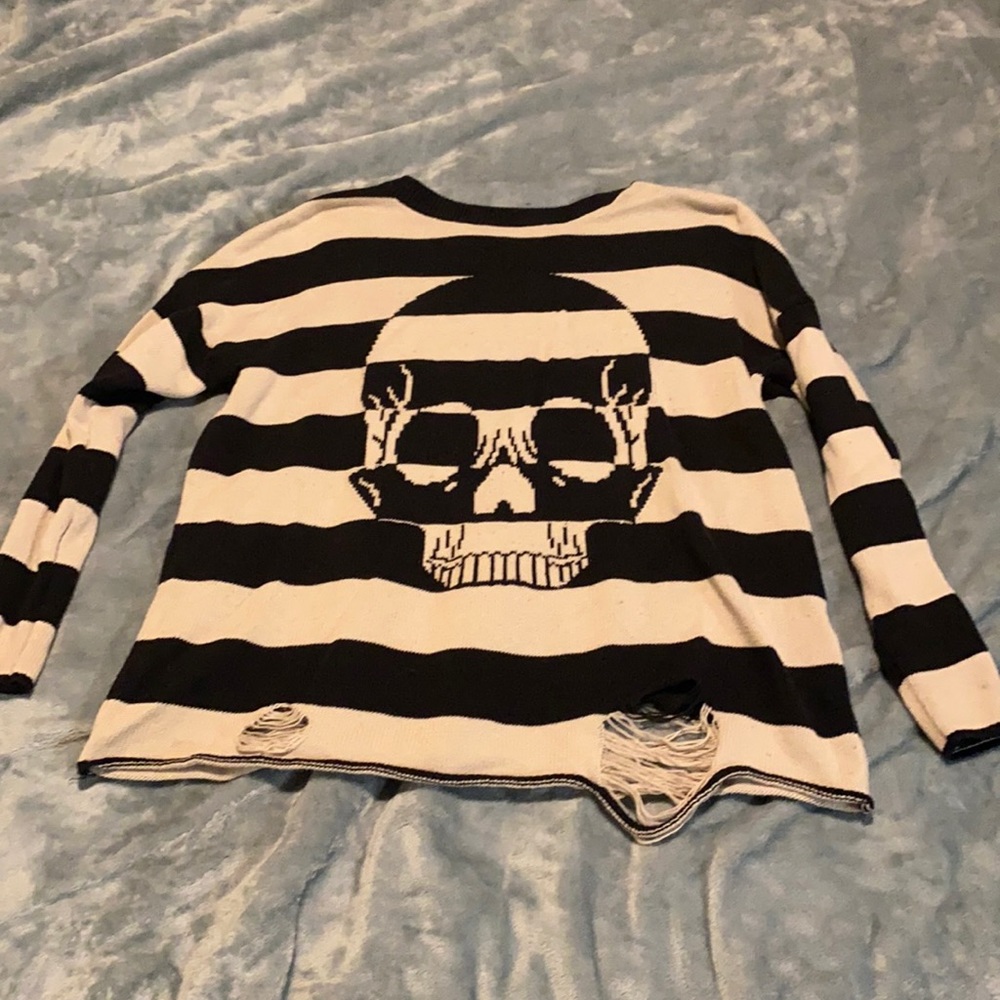 Iron Fist Skull Sweater